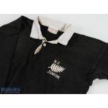 NZ Juniors Matchworn Rugby Jersey: Looks to be 1970s or early 1980s, Canterbury make, size XOS,