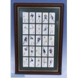 1924 Prominent Rugby Player Cigarette Cards (25): F & J Smith Tobacco Cards, a full set of 25