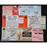 1974-2011 Wales 5/6 Nations etc Rugby Tickets (7): v England 2009 & Aug 2011 (RWC warm-up); v