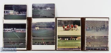 1980s/1990s Newbridge Rugby Action Photo Albums (2): A pair of flip-open, plastic sleeved albums