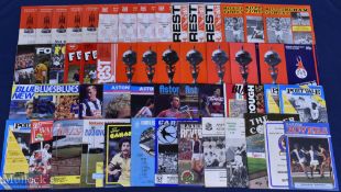 1957-2000 British Football programmes, a good selection with of home and away league cup and