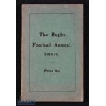 Rare 1913-4 Rugby Football Annual: The second edition of the first issue of this fine annual round