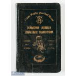 Rare 1937 Devon RU Diamond Jubilee Handbook: 5" x 3.5" leatherette with gilt titles, a carefully