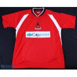 2x c2010s Telford United Away Football Shirt Hummel Capgemini, both size L short sleeve, one has a