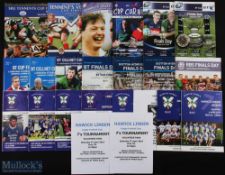 Recent Scots Rugby Club & Finals Programmes (23): 4 Hawick Linden Centenary 2021-22 games & one