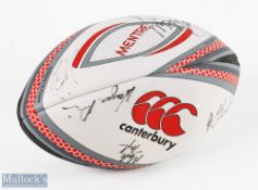 1998 Wales v S Africa & Recent Scarlets Signed Rugby Balls (2): Good autographed ball from 1998s