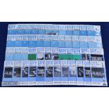 1956-70 Collection of Manchester City Home Programmes 1956-57 v Burnley, 58-59 Everton with