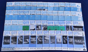 1956-70 Collection of Manchester City Home Programmes 1956-57 v Burnley, 58-59 Everton with