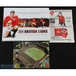1974 Unbeaten British & I Lions Rugby Package (3): Great stuff, the famous Final Test programme from