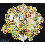 1987 Panini Football Sticker, a loose collection of 100s in need of sorting - does not include