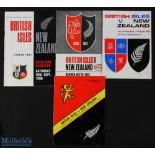 1966 British & I Lions Rugby Test Programmes (4): All four NZ tests, some large issues. VG