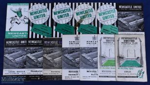 Selection of Newcastle United Home Programmes, 1959-60 v Burnley, 1960-61 v Manchester City, 1965-66