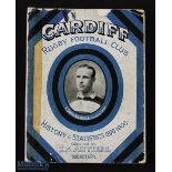 1908 Cardiff Rugby History & Statistics 1876-1908: Great work by CS Arthur, in attractive