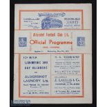 1951 Festival of Britain Aldershot v Royal Club Sportif Vervietois of Belgium match programme 9