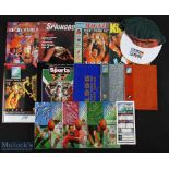 1995 RWC Package of Items (14): Grand selection from South Africa: four different preview mags, plus