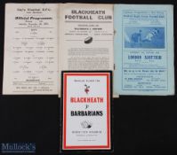1922 on Mostly Blackheath Rugby programmes (4): At Guy's Hospital 1922, great names on both sides,