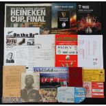 British Lions Tickets & Rugby Miscellany (15): v S Africa, Jo'burg, 1997 & Pretoria, 1980; v Free