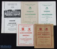1947-1949 Counties Rugby Programmes (4): Glos & Somerset v the Australians, 1947, well worn &