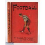 V Rare 1903 'Football' by Marriott & Alcock: Seldom seen, beautiful slim red hardbound edition