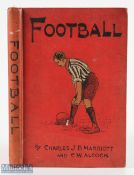 V Rare 1903 'Football' by Marriott & Alcock: Seldom seen, beautiful slim red hardbound edition