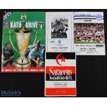 1993-1998 Bath Rugby Programmes (4): Large issue for H European Cup Final, Bath v Brive at Bordeaux,