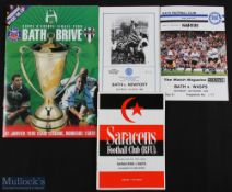1993-1998 Bath Rugby Programmes (4): Large issue for H European Cup Final, Bath v Brive at Bordeaux,