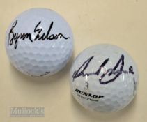 2x Legendary 1930/40s US major golf winners signed golf balls - Byron Nelson 5x major winner
