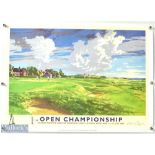 Ernie Ells (Winner) and Ken Reed 2002 Signed Open Championship Golf Print played at Muirfield,