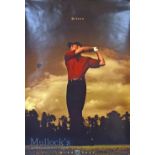 2x Tiger Woods Nike Golf original colour posters 1x entitled Driven with no other details, the other