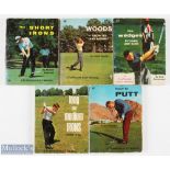 5x FlipVision Golf Manuals - the wedges, the long and medium irons, woods, the short irons and how