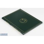 1998 Masters Golf Annual - won by - Mark O'Meara -original green and leather gilt boards