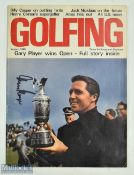 Gary Player Signed 1968 'Golfing' Magazine signed in ink to the front depicts Gary Player with the