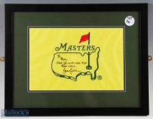 2014 Masters golf tournament pin flag Stephen Gallacher's 1st appearance at Augusta National
