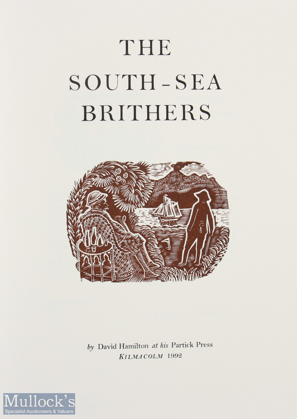 David Hamilton signed - "The Britherhood - Early Golf in the South Sea" publ'd 1992 ltd ed no. 53/ - Image 2 of 3