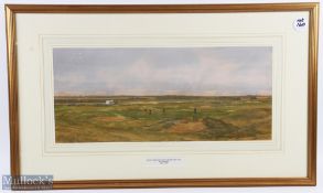 F H Partridge (1849-1929) - Great Yarmouth & Caister Golf Club - titled "5th Green Yarmouth" -