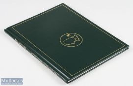 1995 Masters Golf Annual - won by Ben Crenshaw- original green and leather gilt boards comprising