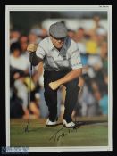 Tom Watson Autographed Golf Print signed in ink to the colour print, entitled 'The Players' from