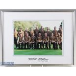 2001/02 Victorious European Ryder Cup Team Official Photograph - played in 2002 after the 9/11