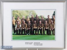 2001/02 Victorious European Ryder Cup Team Official Photograph - played in 2002 after the 9/11