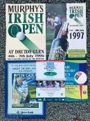 1994-1998 Irish Golf Posters, to include 1994 Women's Irish Holidays Opens-has some staining to it,