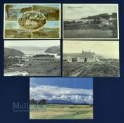 Collection of West of Scotland Golfing Postcards dated from the 1930s (5) Portpatrick, 2x Isle of