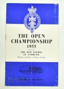 1955 British Open Championship Golf Programme The Old Course St Andrews, Monday 4th July to Friday