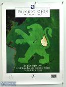 Sam Torrance (Winner) Signed 1998 Peugeot Open Golf Print in colour signed in ink, measures