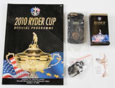 2010 Ryder Cup Official Programme, Live sports radio, with compliments slip from the Ryder cup