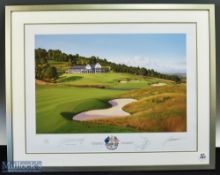 2010 Ryder Cup signed ltd ed colour print - played at Celtic Manor and signed by the successful