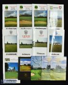 Collection of Scottish Golf Course "Stroke Saver" guides (13) to include 3x Crail Golfing Society