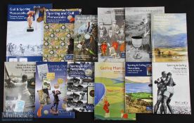 2012-2022 Mullocks Golf and other Sports Auction Catalogues, a good selection good for reference (