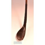 Hutchison very early transitional/ bulger scare neck driver 1890 - with half face central leather