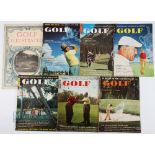 1934 'Golf Illustrated' Magazine Vol 40 no 5, together with 1959 Golf Magazine Vol I no6, no5,