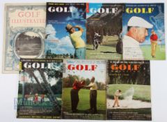 1934 'Golf Illustrated' Magazine Vol 40 no 5, together with 1959 Golf Magazine Vol I no6, no5,